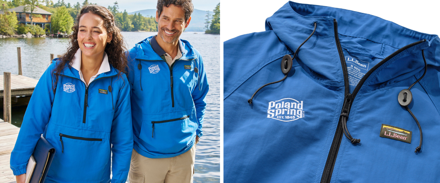 Custom Logo Embroidered Mountain Classic Anoraks