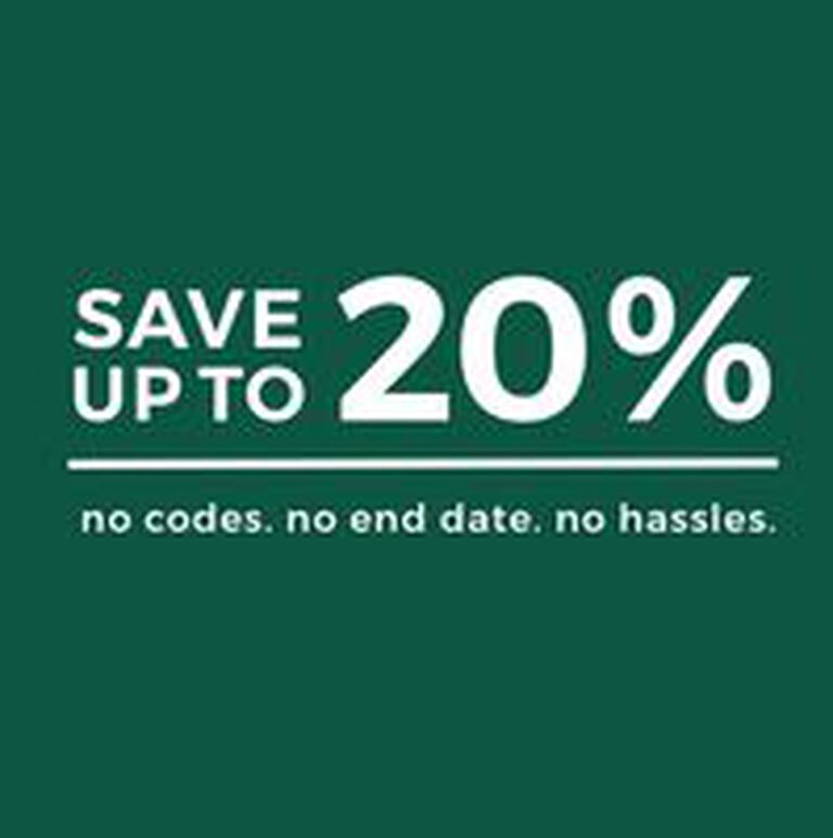 Save up to 20% with our volume discount