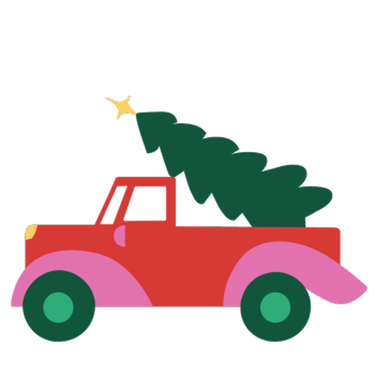 Holiday Delivery Truck 