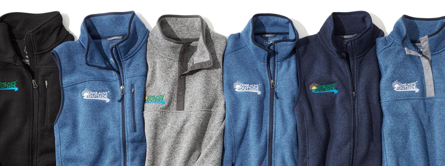 L.L.Bean Sweater Fleece with Logos