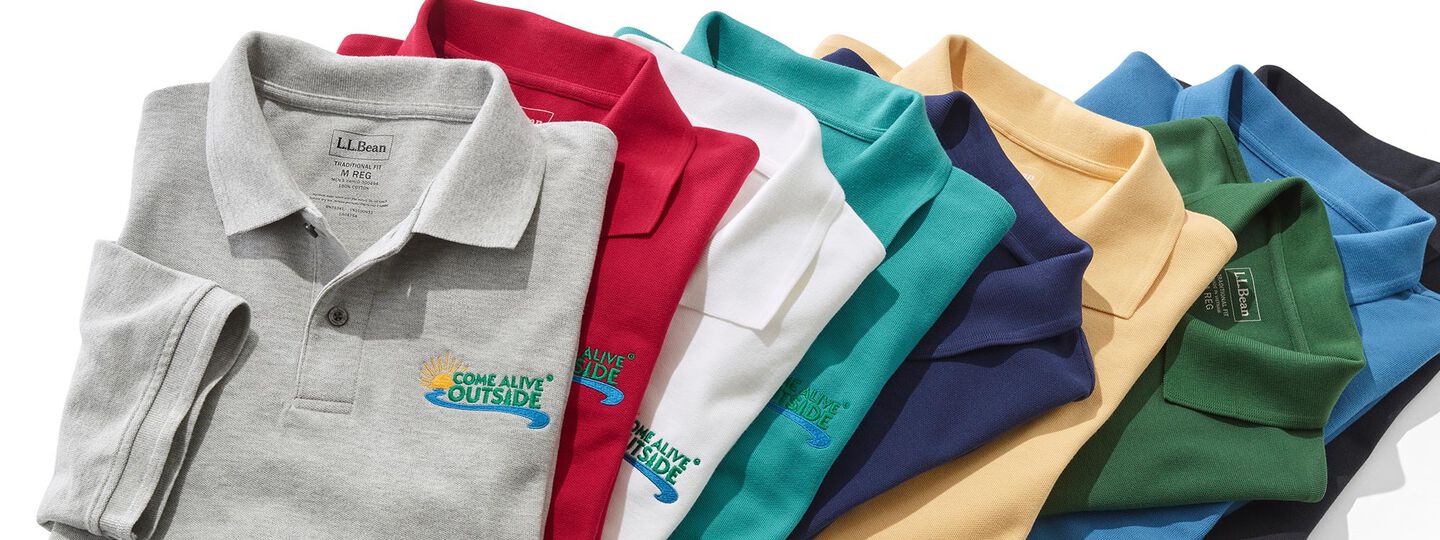 L.L.Bean Premium Polos with Logos