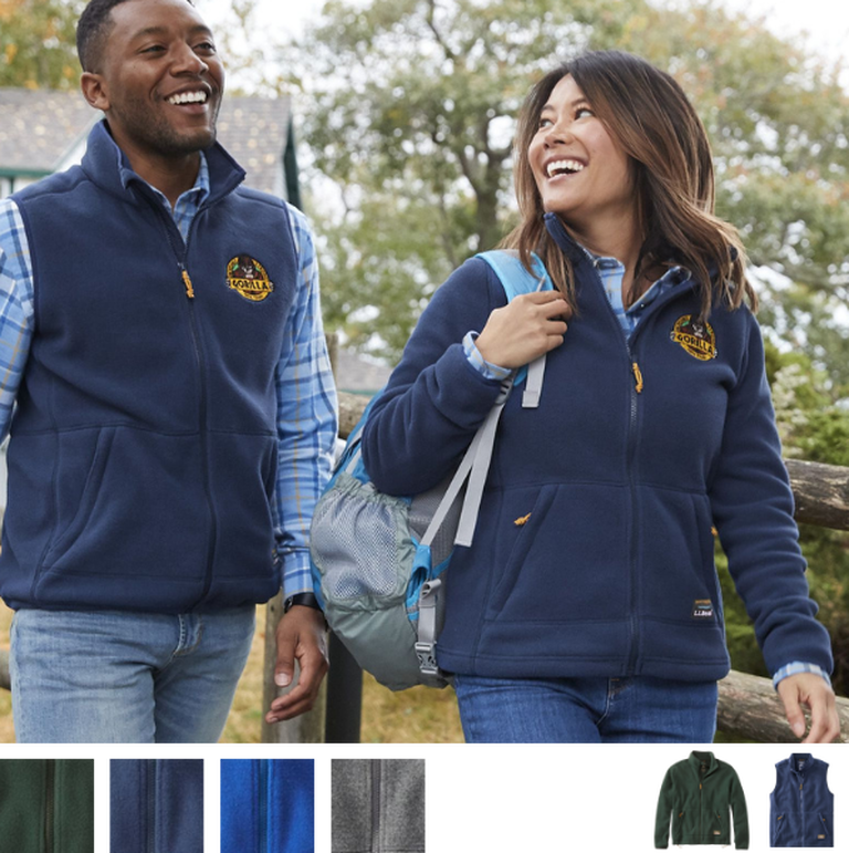 Mountain Classic Fleece Vest and Jacket on Models