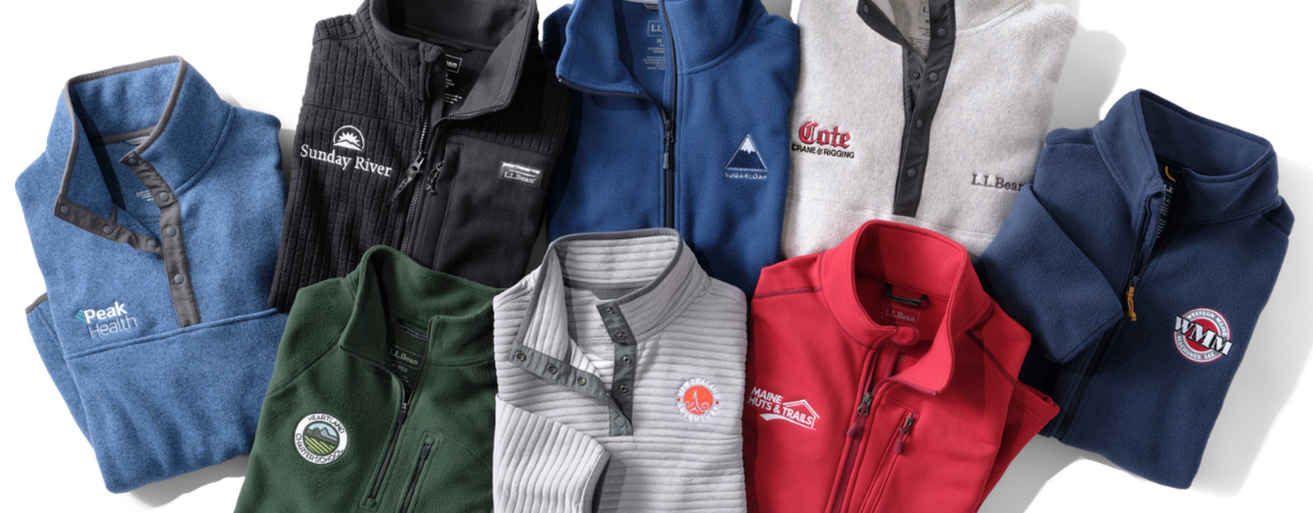 Embroidered Fleece Layers