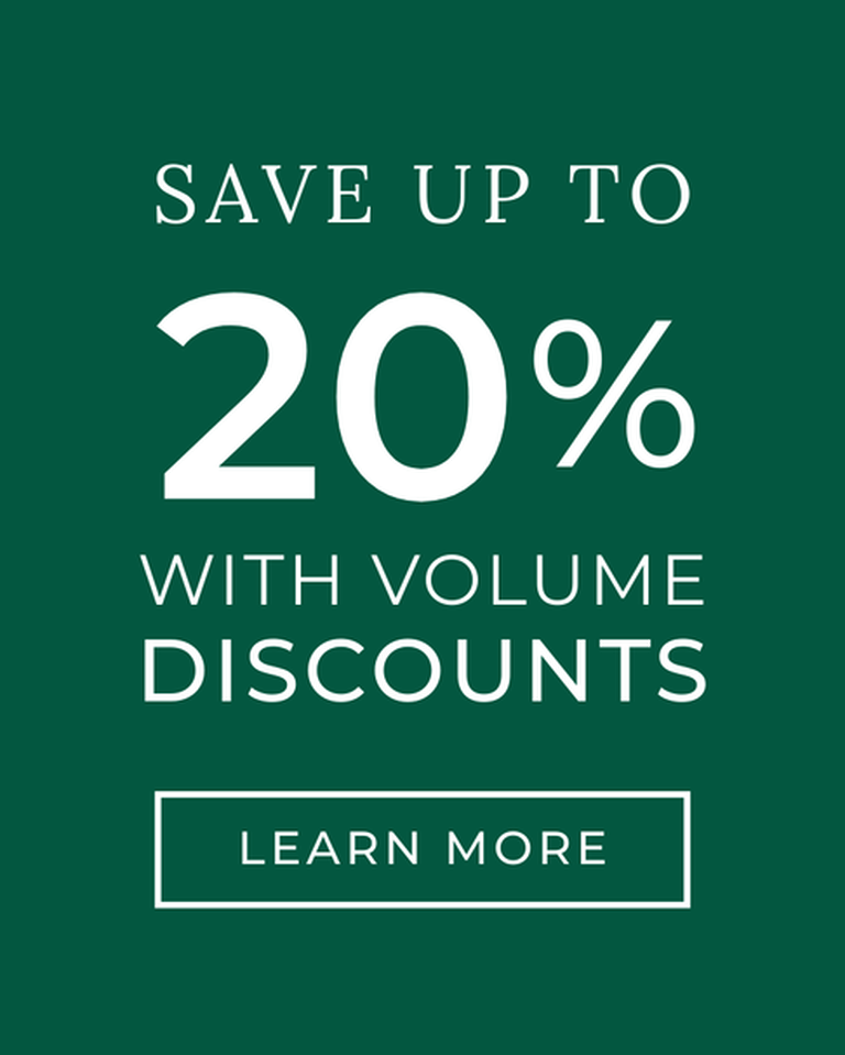 save up to 20% with volume discounts